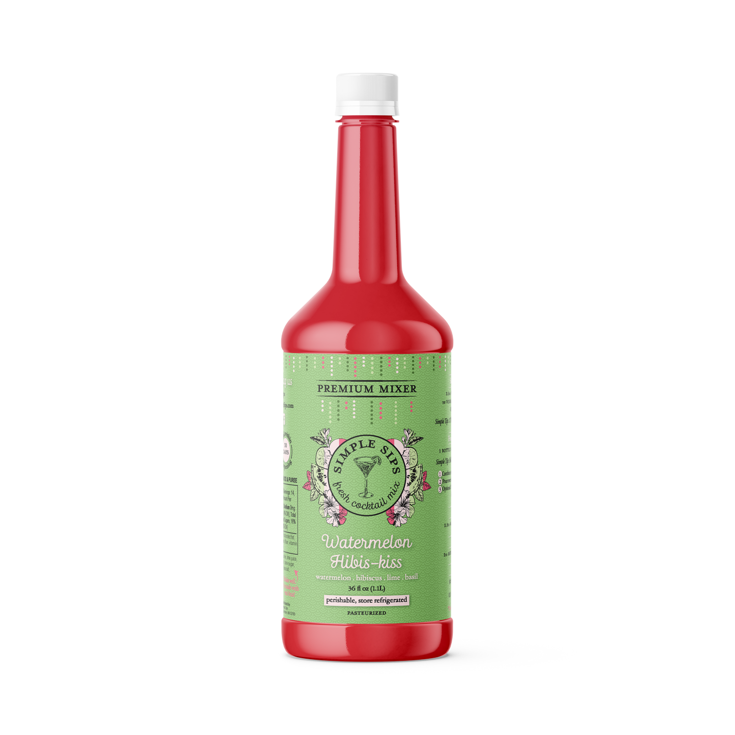 Watermelon Hibis-Kiss Fresh Cocktail Mix