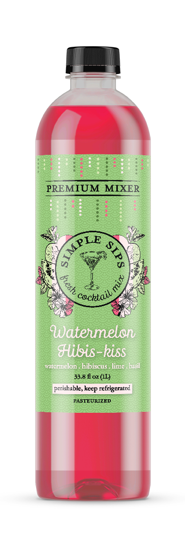 Watermelon Hibis-Kiss Fresh Cocktail Mix